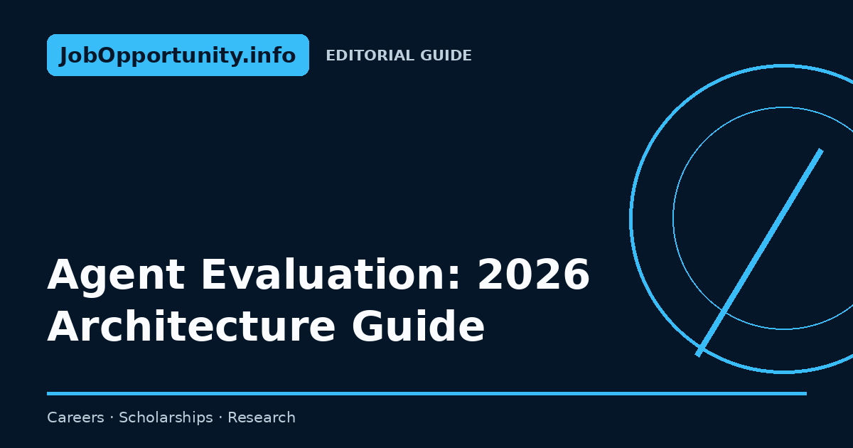 Agent Evaluation: 2026 Architecture Guide