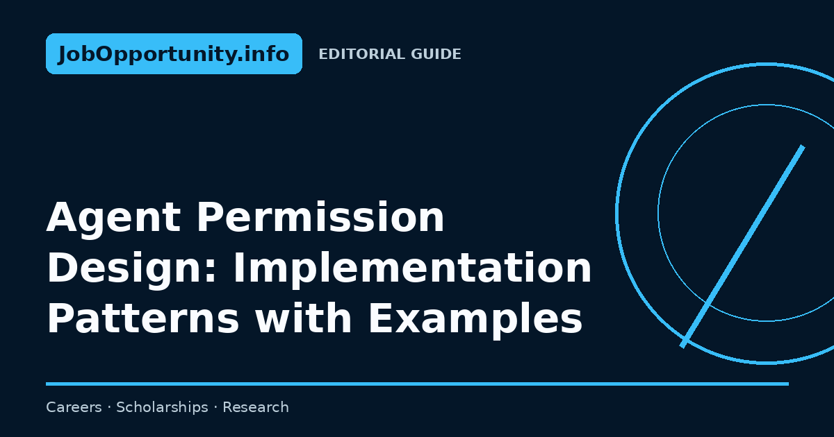 Agent Permission Design: Implementation Patterns with Examples