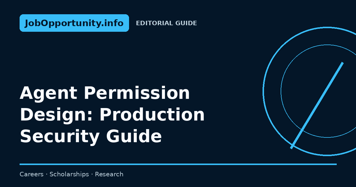 Agent Permission Design: Production Security Guide