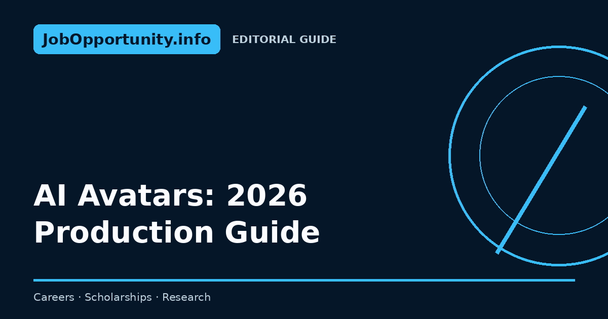 AI Avatars: 2026 Production Guide