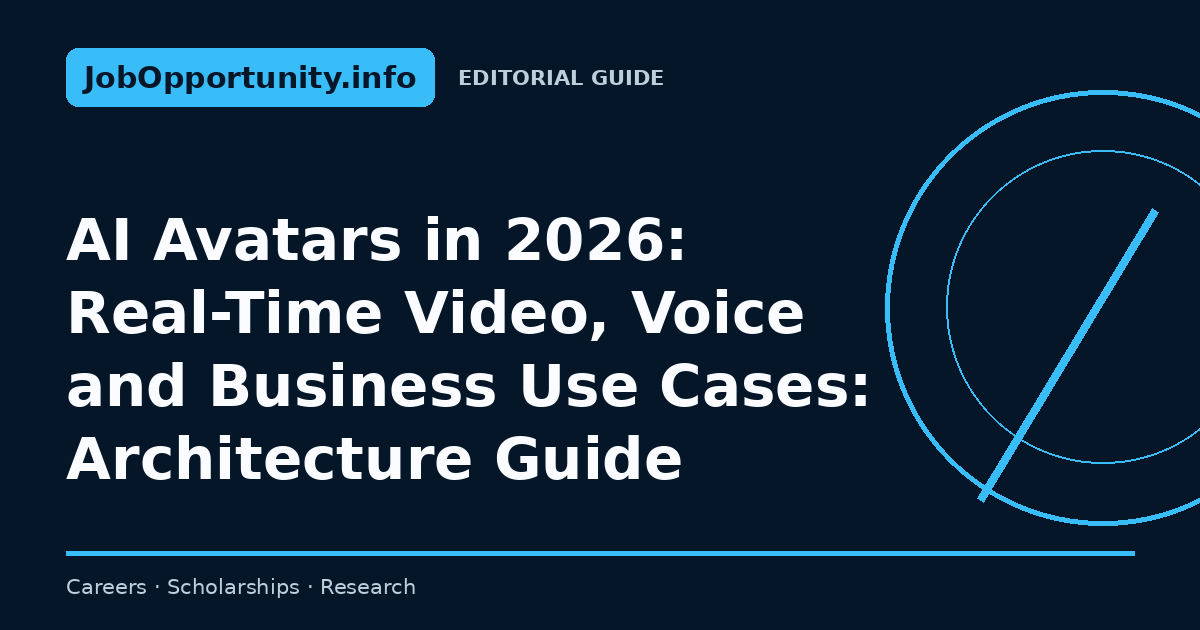 AI Avatars in 2026: Real-Time Video, Voice and Business Use Cases: Architecture Guide