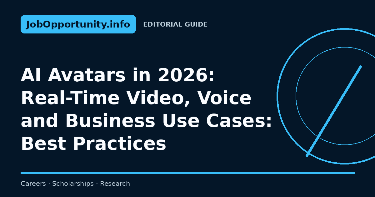 AI Avatars in 2026: Real-Time Video, Voice and Business Use Cases: Best Practices