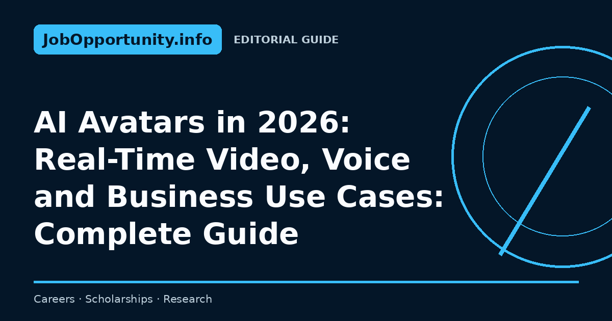 AI Avatars in 2026: Real-Time Video, Voice and Business Use Cases: Complete Guide