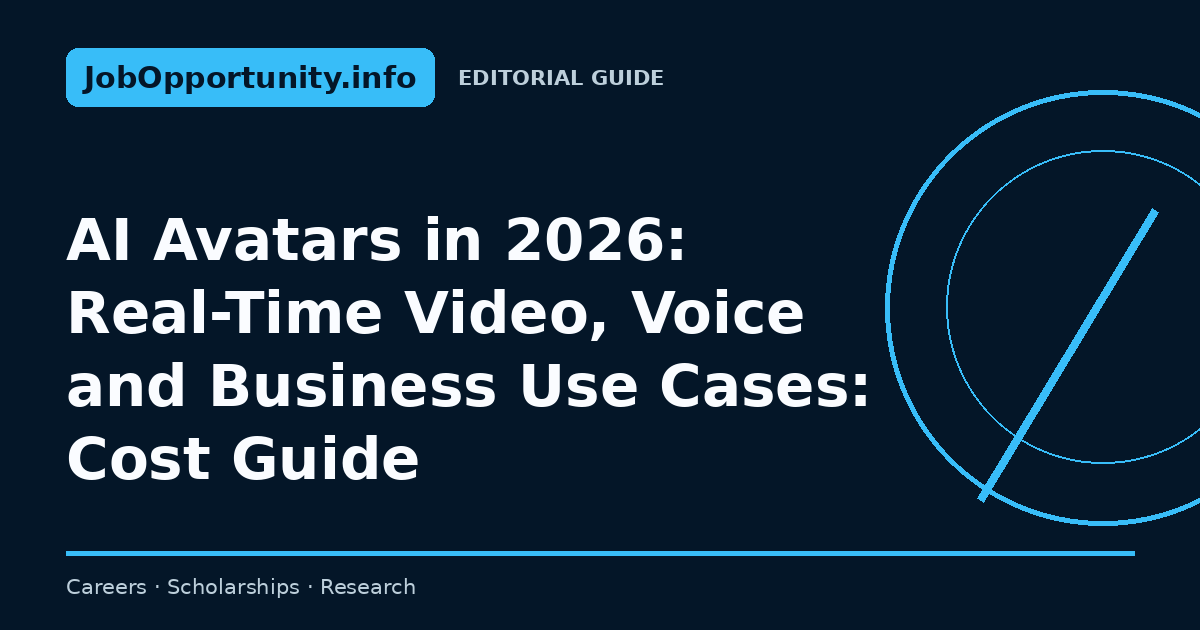 AI Avatars in 2026: Real-Time Video, Voice and Business Use Cases: Cost Guide