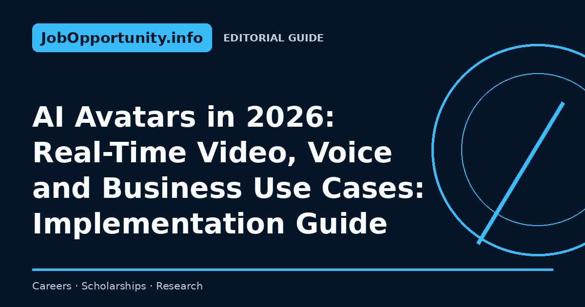 AI Avatars in 2026: Real-Time Video, Voice and Business Use Cases: Implementation Guide