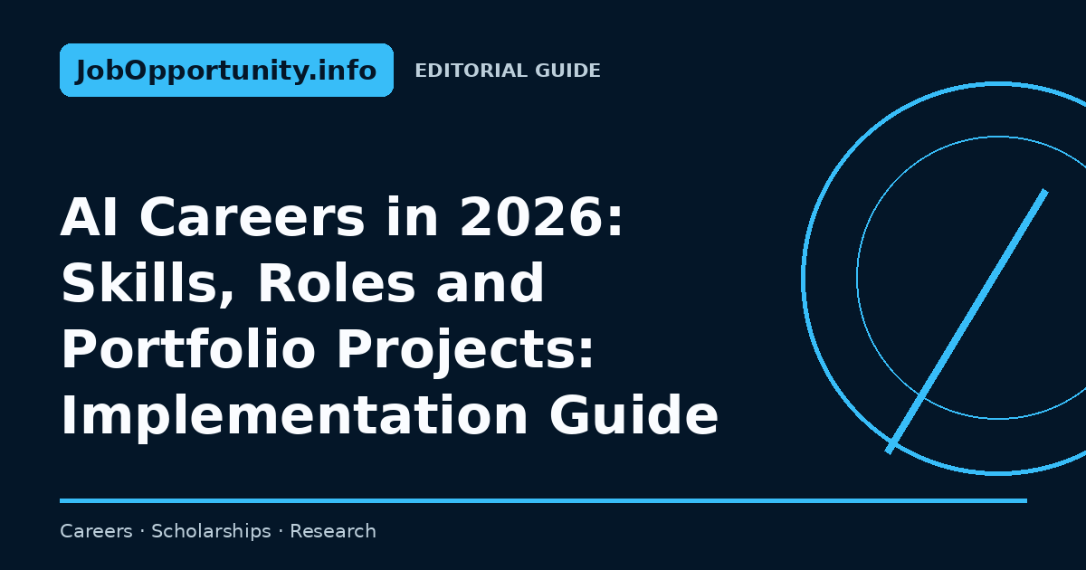 AI Careers in 2026: Skills, Roles and Portfolio Projects: Implementation Guide