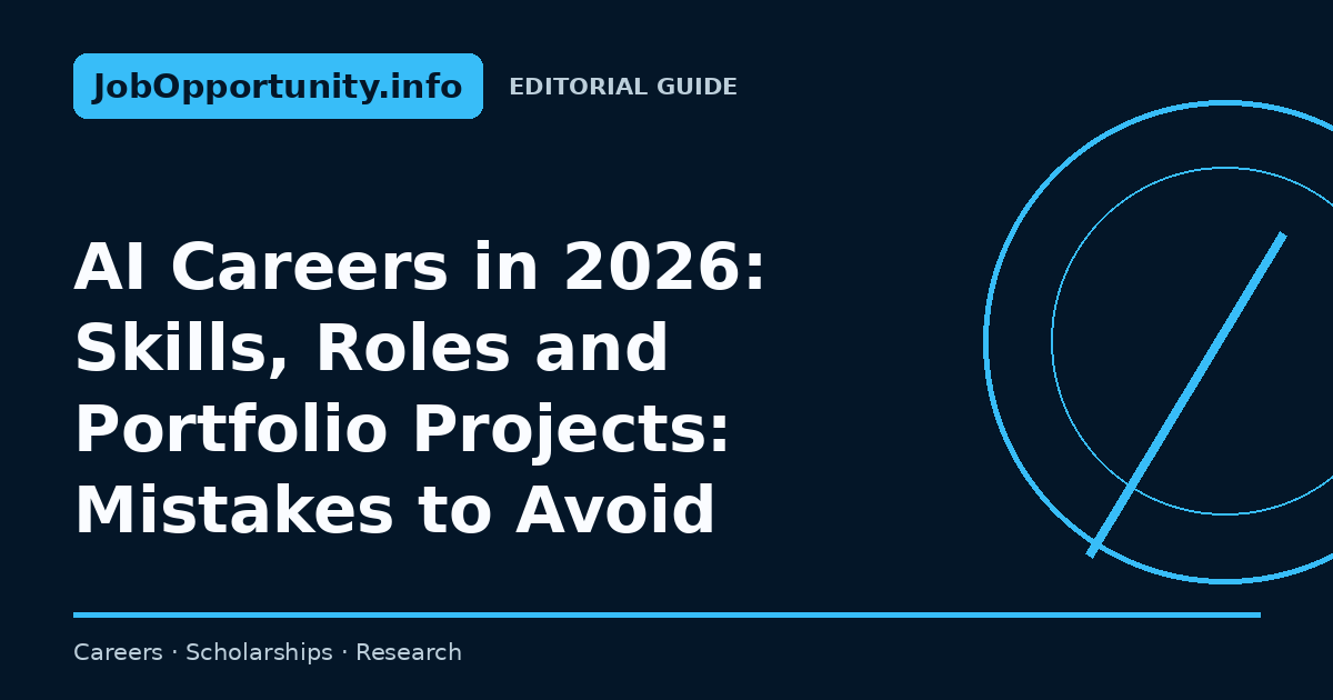 AI Careers in 2026: Skills, Roles and Portfolio Projects: Mistakes to Avoid