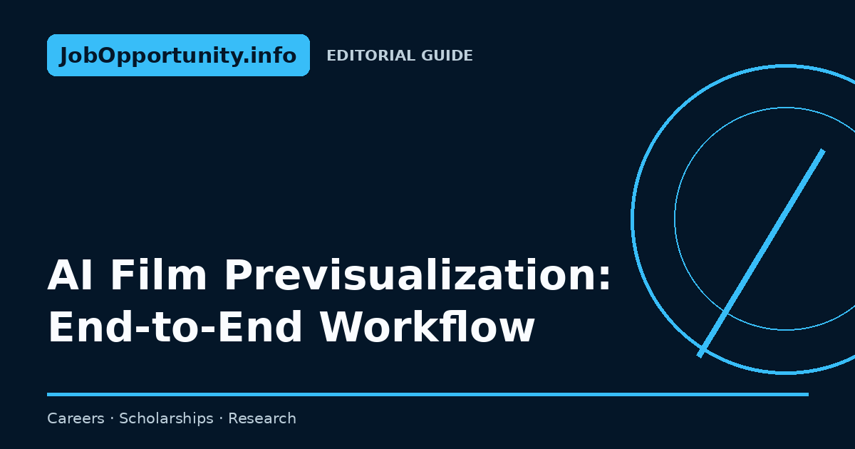 AI Film Previsualization: End-to-End Workflow