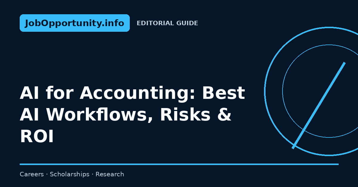 AI for Accounting: Best AI Workflows, Risks & ROI