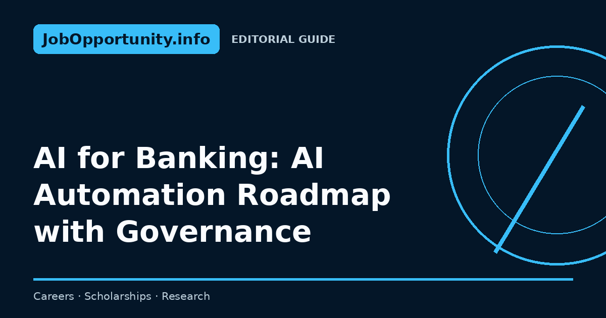 AI for Banking: AI Automation Roadmap with Governance