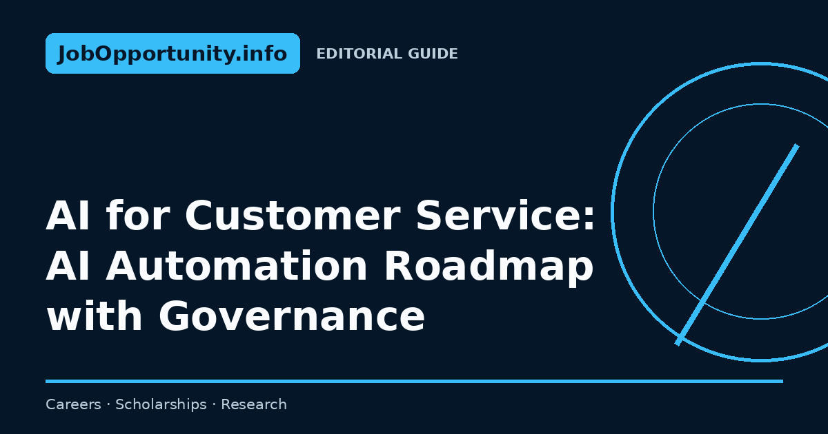 AI for Customer Service: AI Automation Roadmap with Governance