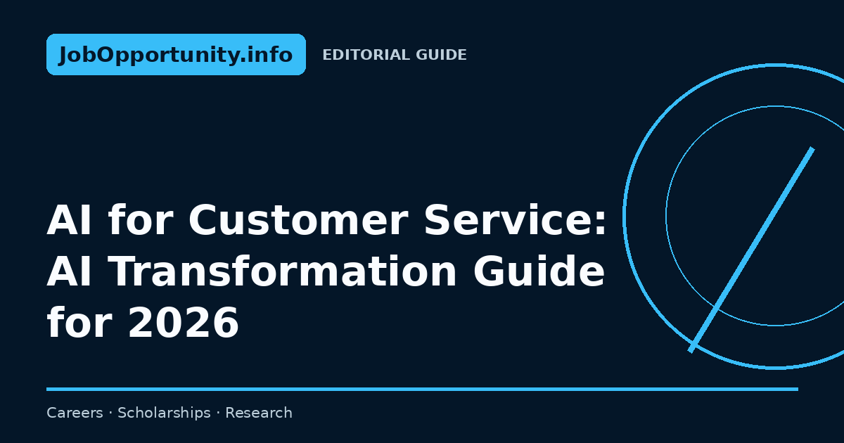 AI for Customer Service: AI Transformation Guide for 2026