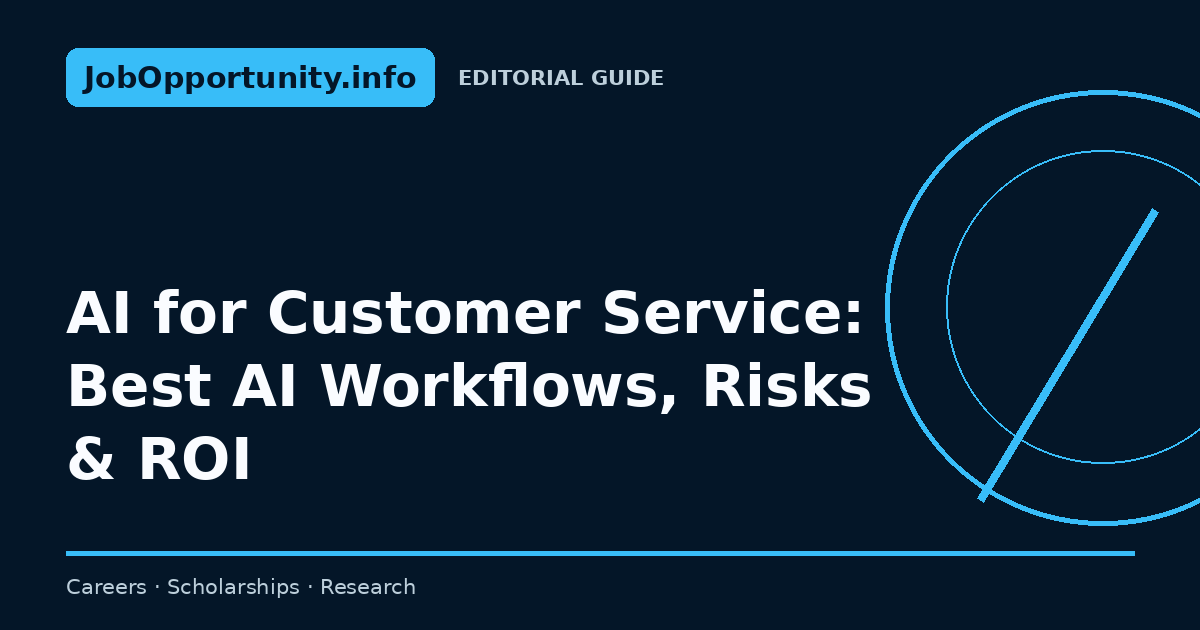AI for Customer Service: Best AI Workflows, Risks & ROI