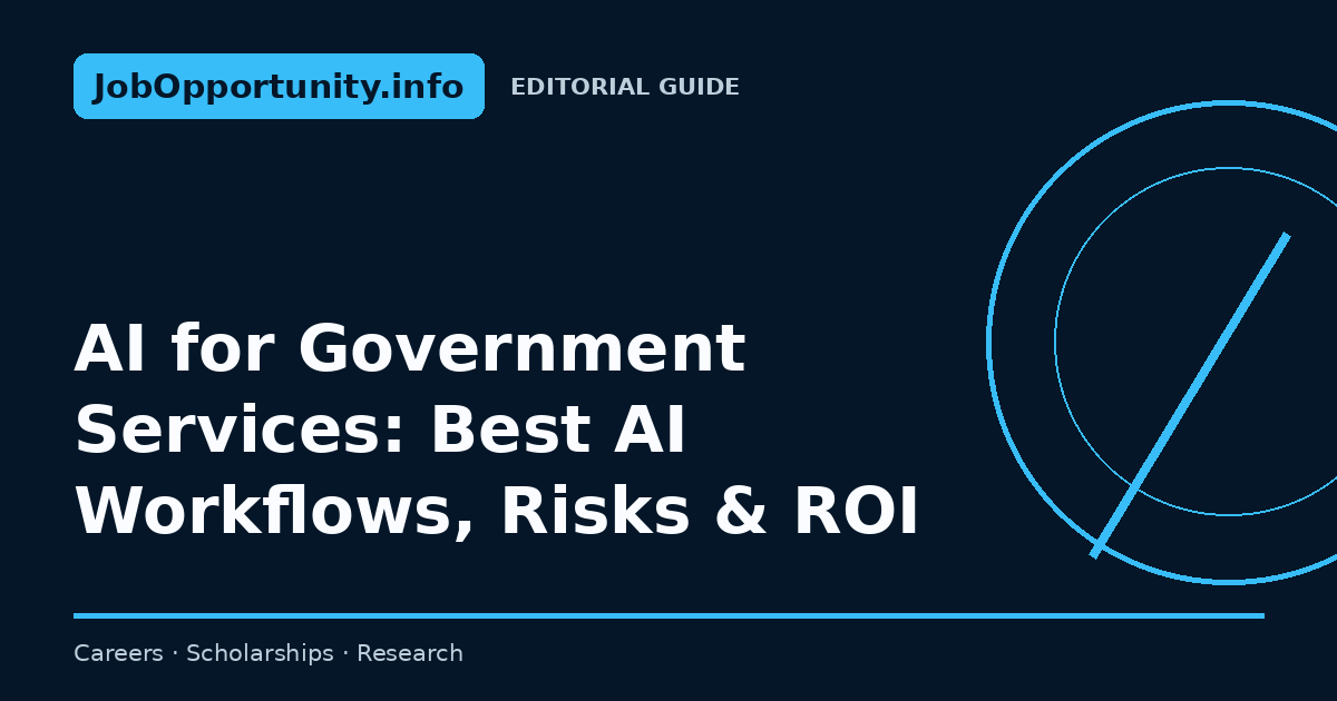 AI for Government Services: Best AI Workflows, Risks & ROI