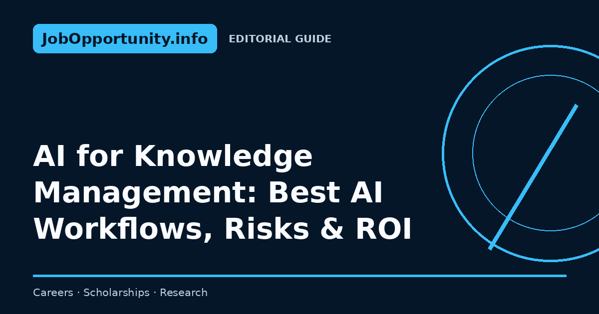AI for Knowledge Management: Best AI Workflows, Risks & ROI