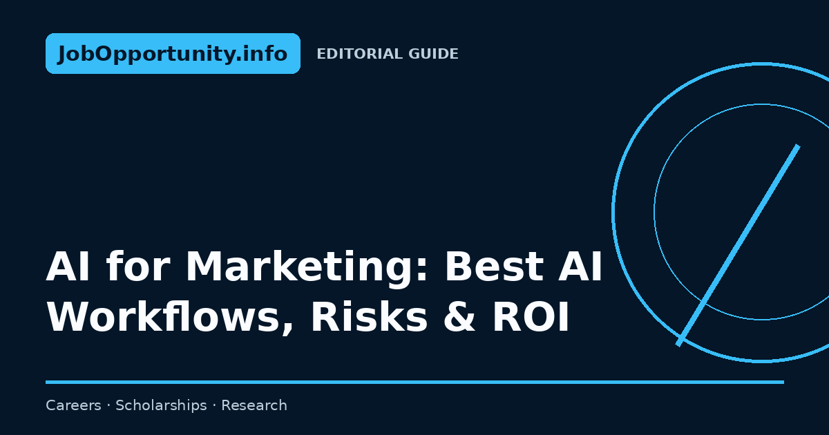 AI for Marketing: Best AI Workflows, Risks & ROI