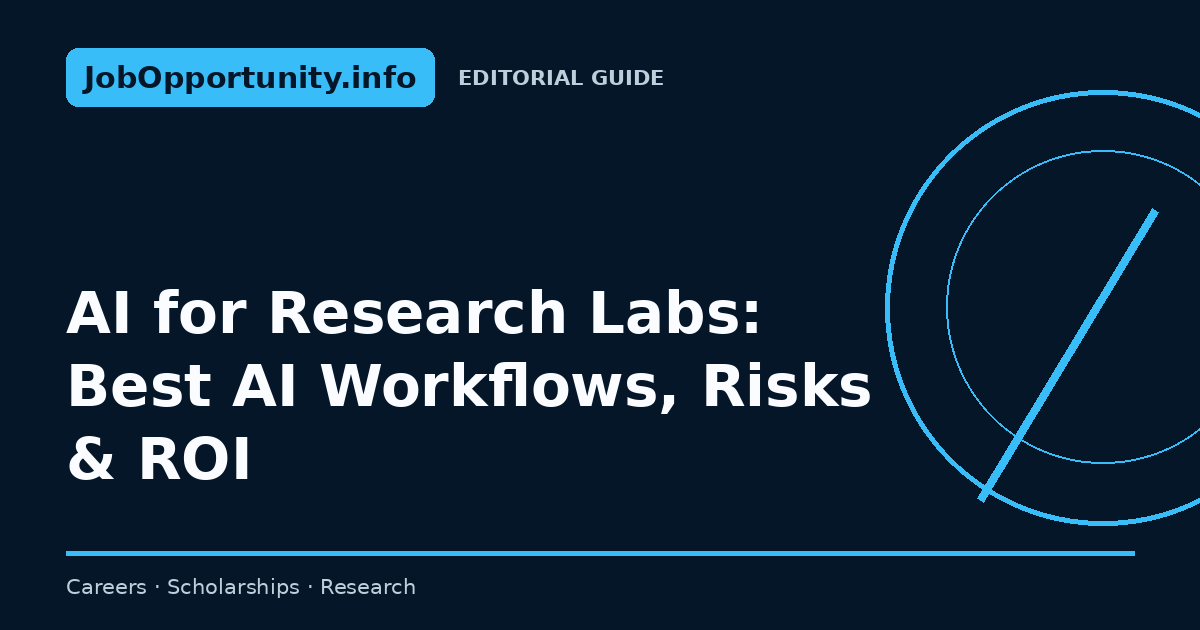 AI for Research Labs: Best AI Workflows, Risks & ROI