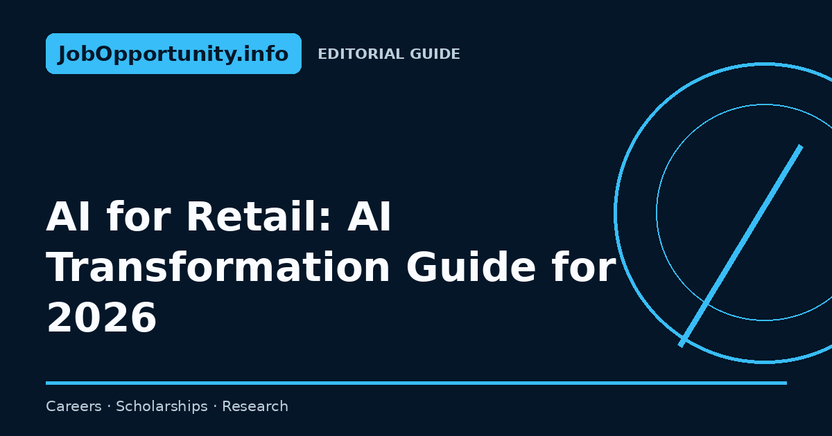 AI for Retail: AI Transformation Guide for 2026