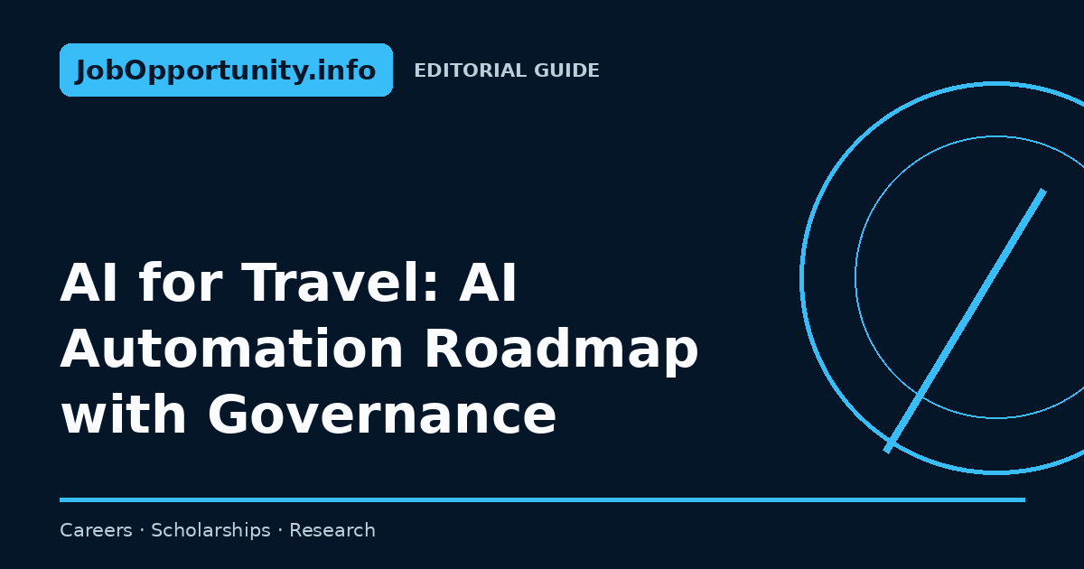 AI for Travel: AI Automation Roadmap with Governance