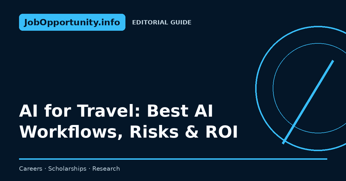 AI for Travel: Best AI Workflows, Risks & ROI
