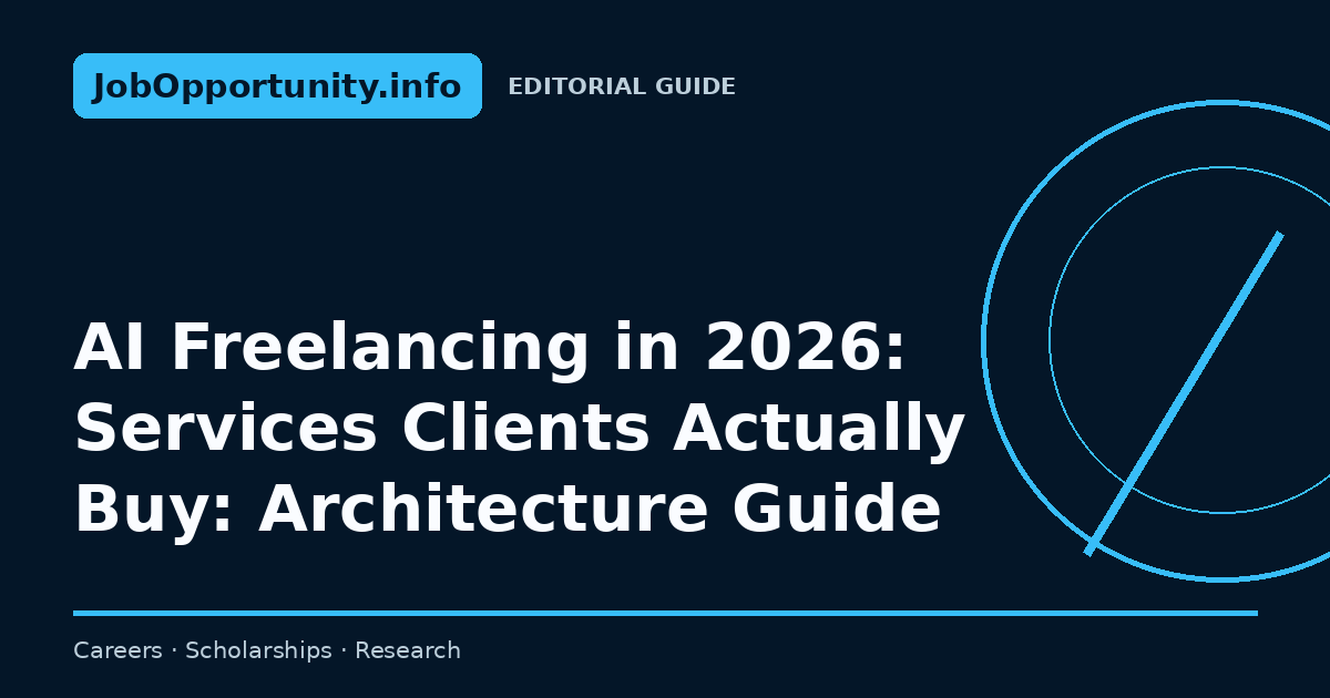 AI Freelancing in 2026: Services Clients Actually Buy: Architecture Guide