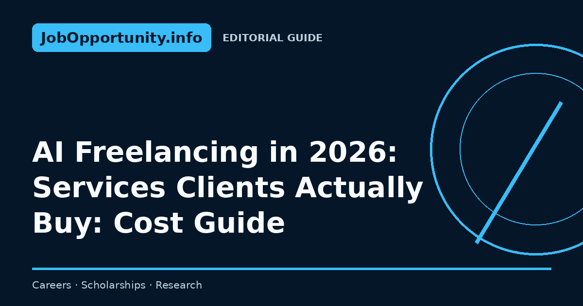 AI Freelancing in 2026: Services Clients Actually Buy: Cost Guide