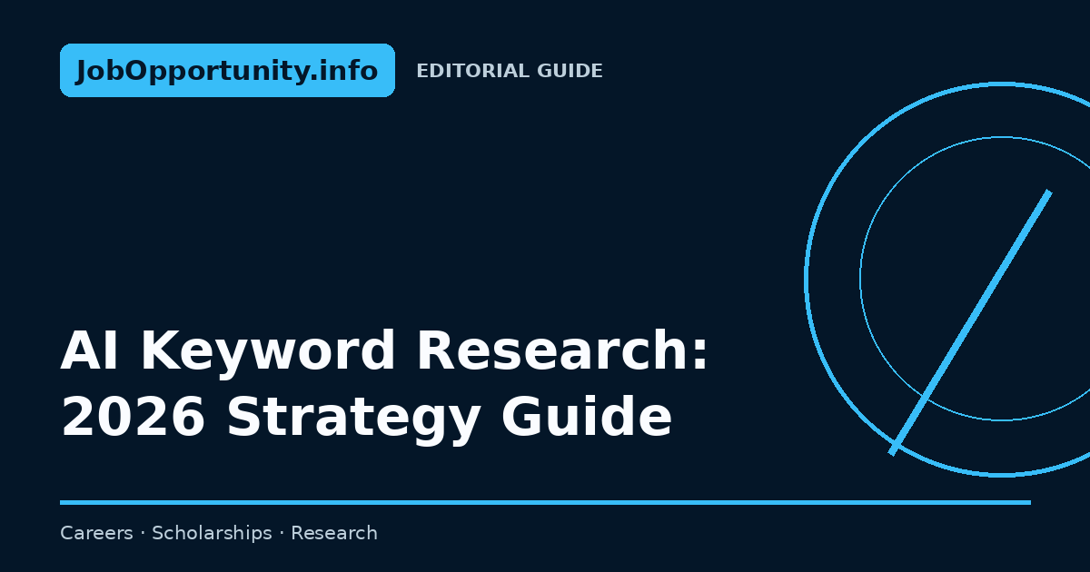 AI Keyword Research: 2026 Strategy Guide
