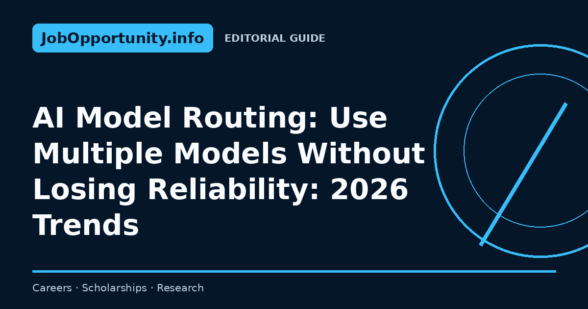 AI Model Routing: Use Multiple Models Without Losing Reliability: 2026 Trends