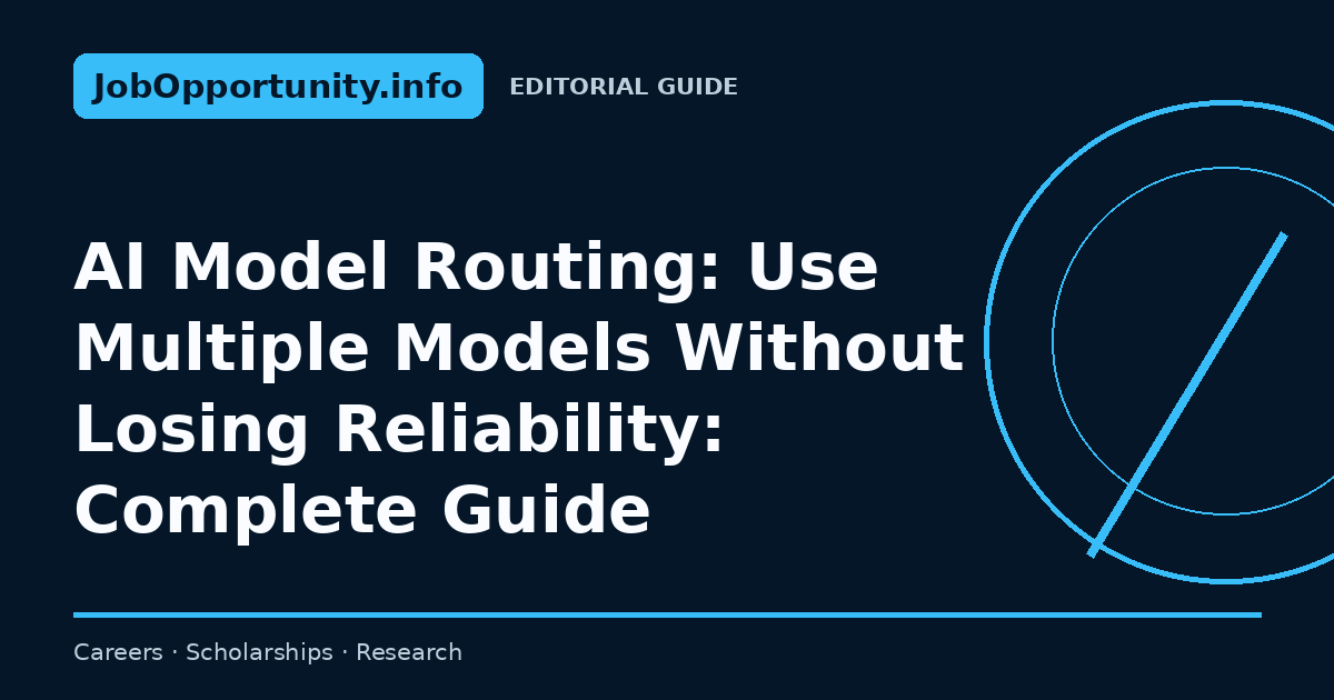 AI Model Routing: Use Multiple Models Without Losing Reliability: Complete Guide