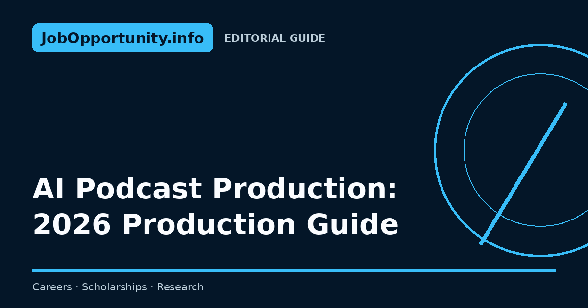 AI Podcast Production: 2026 Production Guide