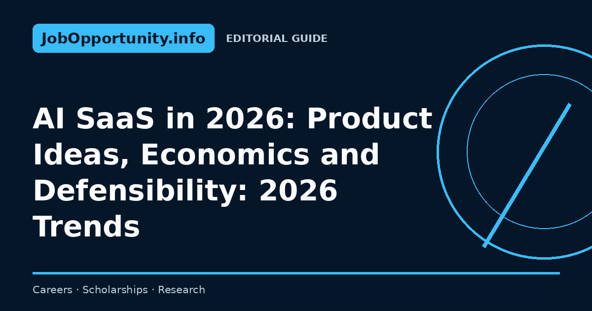 AI SaaS in 2026: Product Ideas, Economics and Defensibility: 2026 Trends