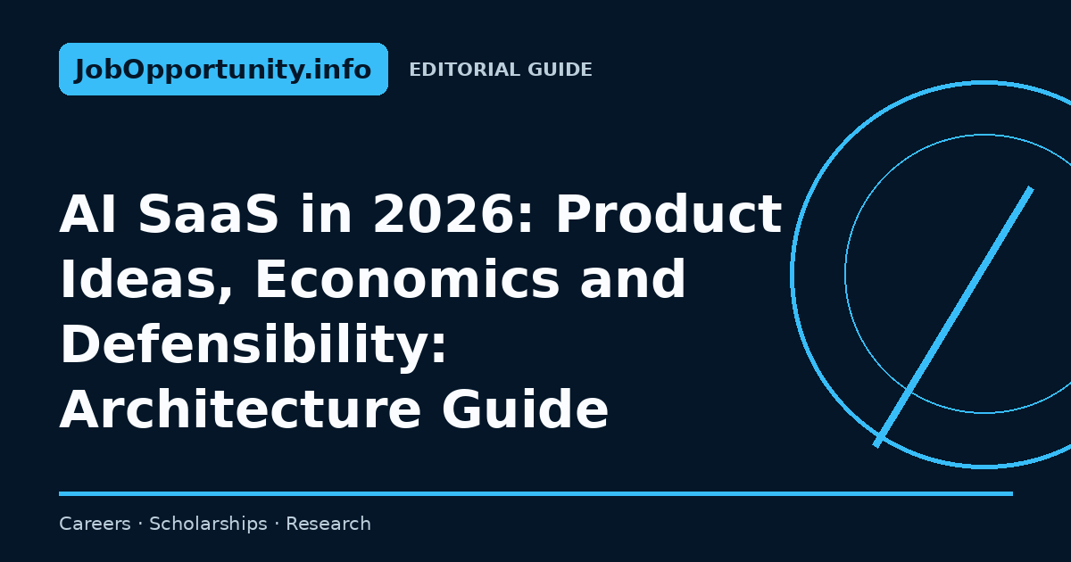 AI SaaS in 2026: Product Ideas, Economics and Defensibility: Architecture Guide