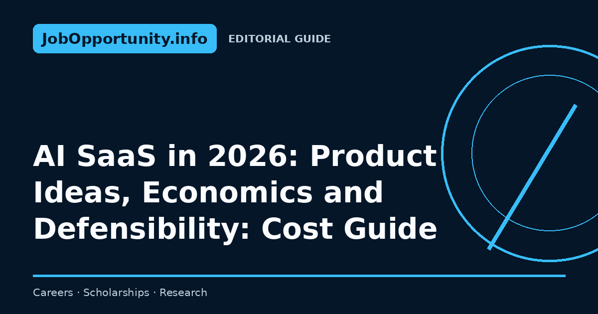 AI SaaS in 2026: Product Ideas, Economics and Defensibility: Cost Guide
