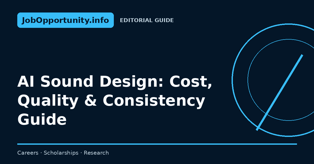 AI Sound Design: Cost, Quality & Consistency Guide