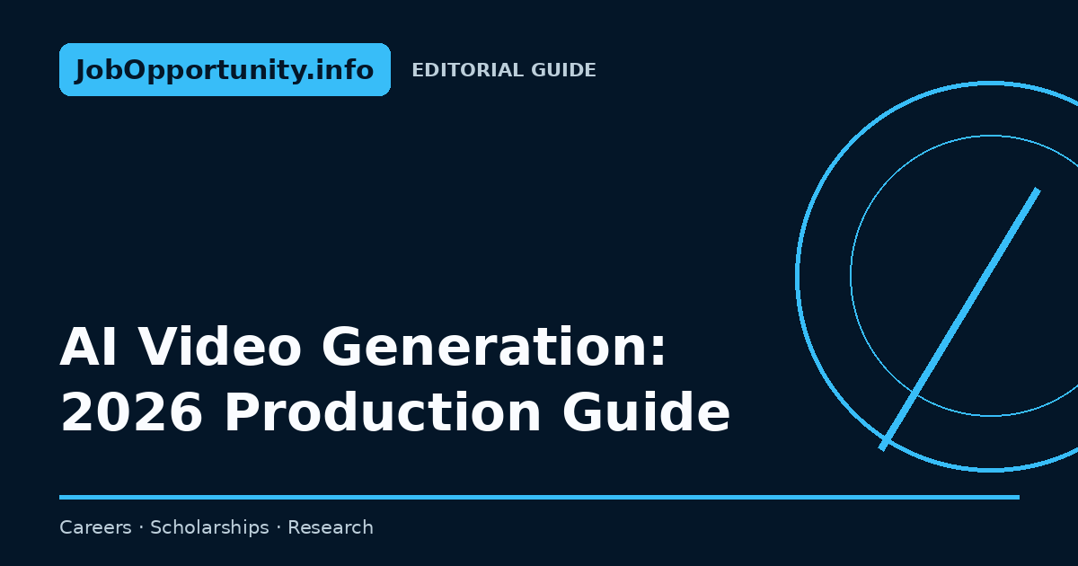 AI Video Generation: 2026 Production Guide