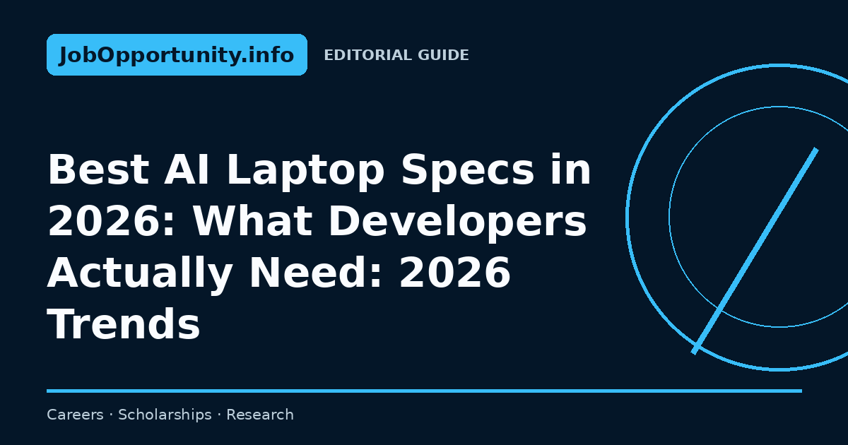 Best AI Laptop Specs in 2026: What Developers Actually Need: 2026 Trends