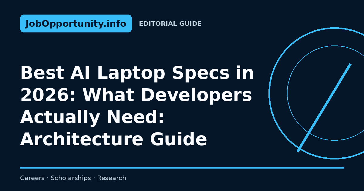 Best AI Laptop Specs in 2026: What Developers Actually Need: Architecture Guide