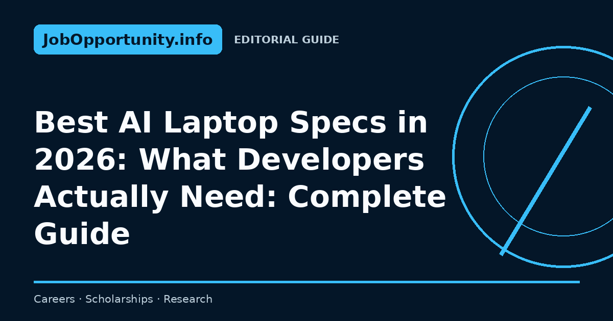 Best AI Laptop Specs in 2026: What Developers Actually Need: Complete Guide