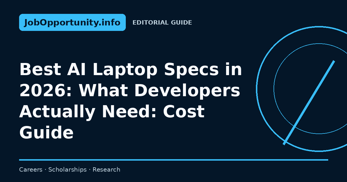 Best AI Laptop Specs in 2026: What Developers Actually Need: Cost Guide