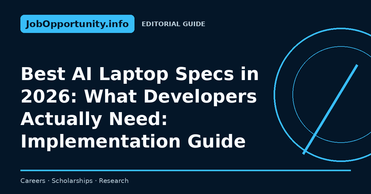 Best AI Laptop Specs in 2026: What Developers Actually Need: Implementation Guide