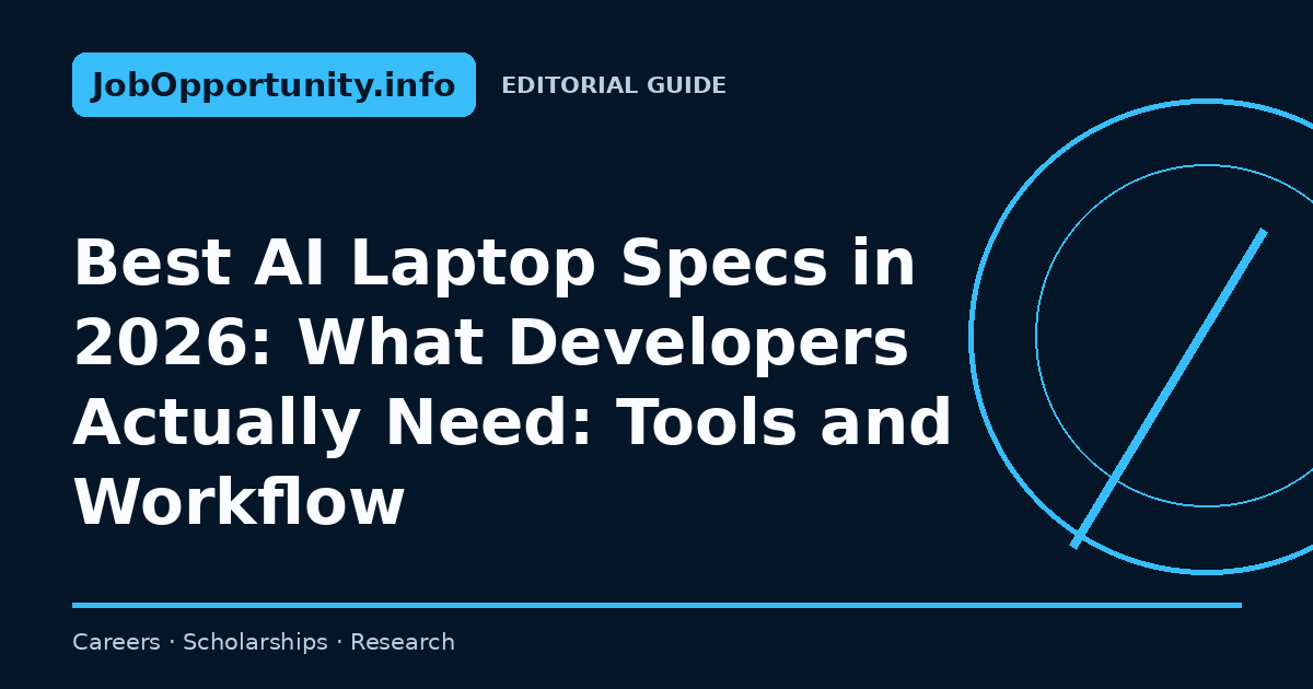 Best AI Laptop Specs in 2026: What Developers Actually Need: Tools and Workflow