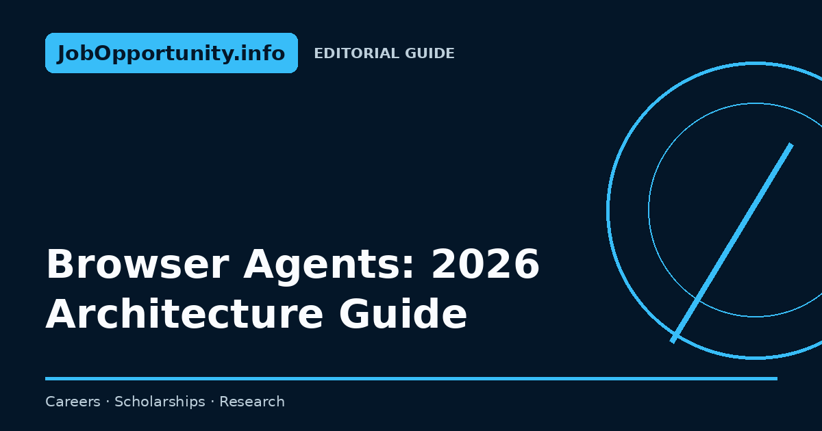 Browser Agents: 2026 Architecture Guide