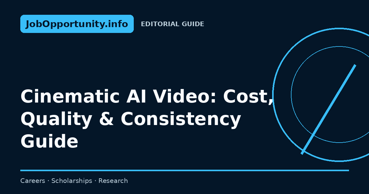 Cinematic AI Video: Cost, Quality & Consistency Guide