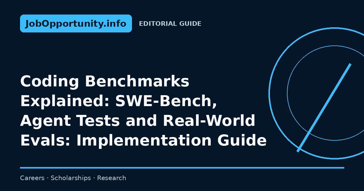 Coding Benchmarks Explained: SWE-Bench, Agent Tests and Real-World Evals: Implementation Guide