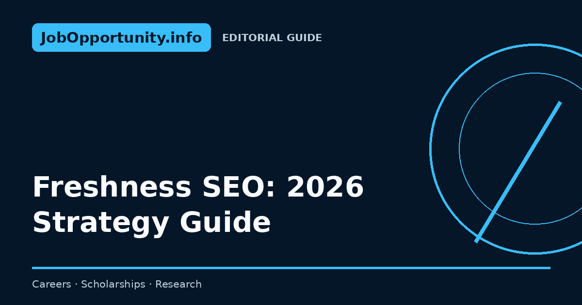 Freshness SEO: 2026 Strategy Guide