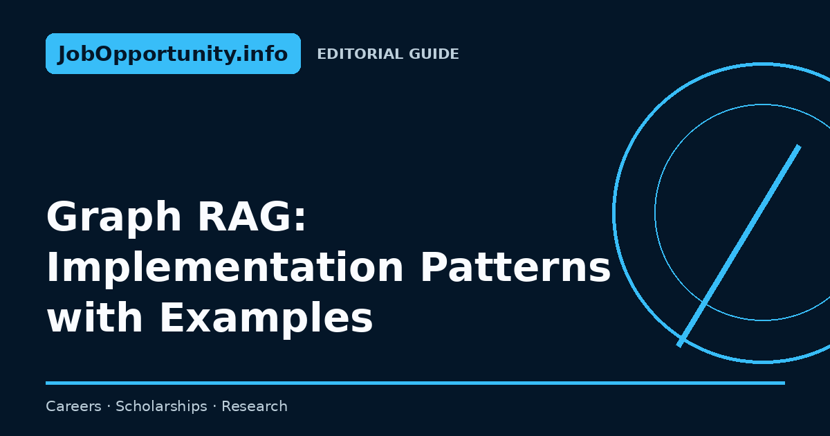 Graph RAG: Implementation Patterns with Examples