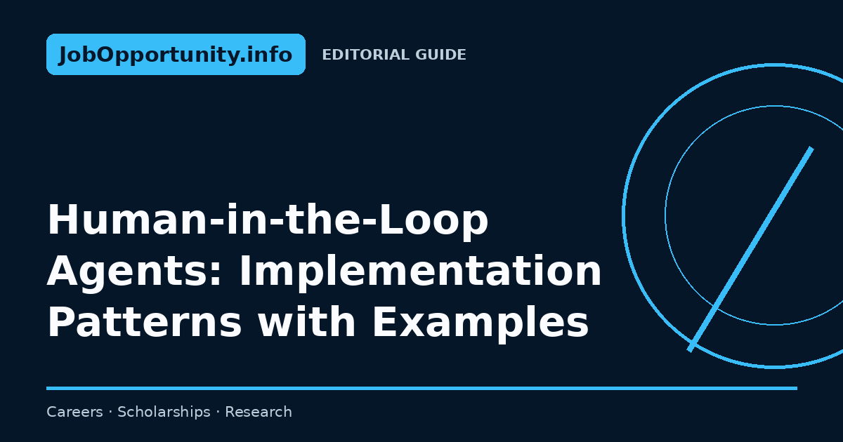 Human-in-the-Loop Agents: Implementation Patterns with Examples