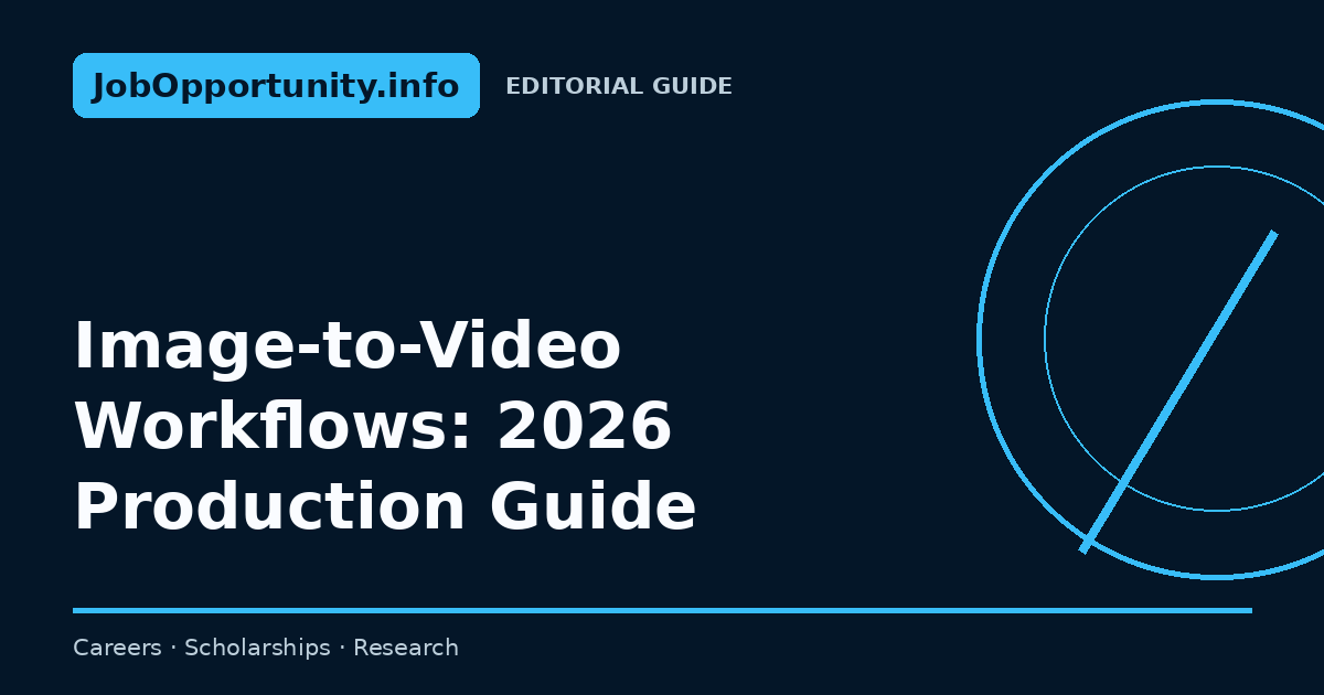 Image-to-Video Workflows: 2026 Production Guide