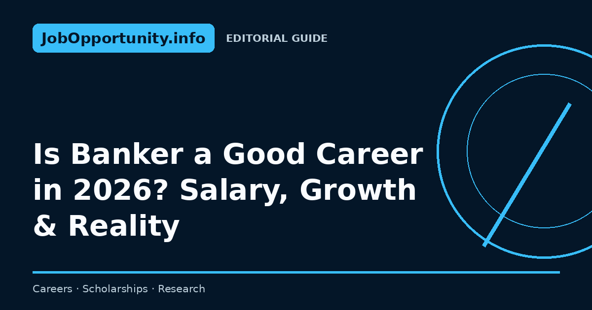 Is Banker a Good Career in 2026? Salary, Growth & Reality
