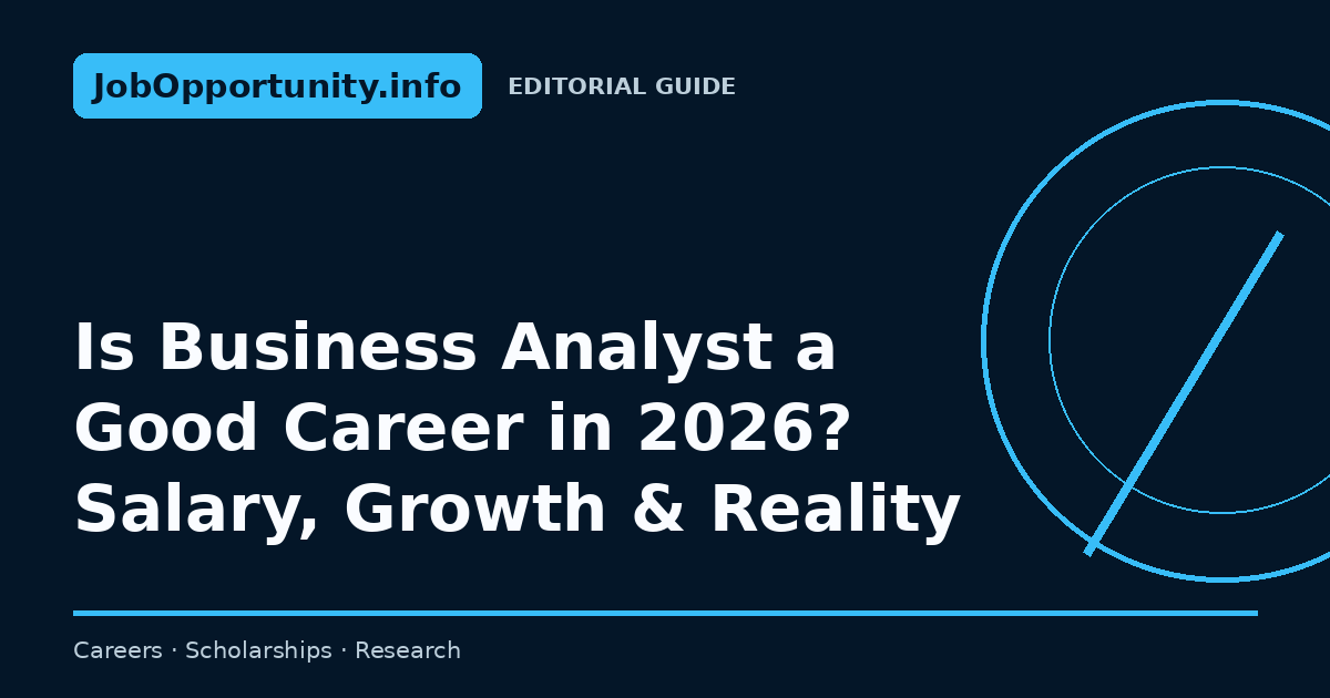 Is Business Analyst a Good Career in 2026? Salary, Growth & Reality